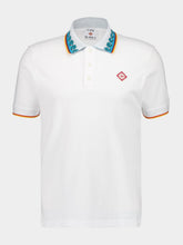 Casablanca White Organic Cotton Polo Shirt