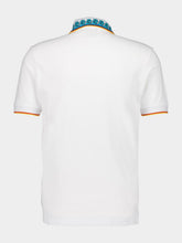 Casablanca White Organic Cotton Polo Shirt