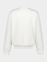 Casablanca White Oasis Printed Cotton Sweatshirt