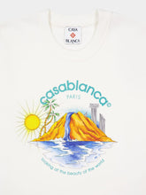 Casablanca White Oasis Printed Cotton Sweatshirt