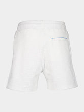 Casablanca White Tennis Stripe Towelling Shorts