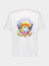 Casablanca Surf Trip Print White Organic Cotton T-Shirt