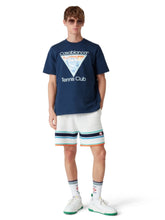 Casablanca Navy Blue Tennis Club Icon T-Shirt