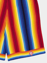 Casablanca Gradient Towelling Effect Cotton Shorts