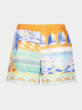 Casablanca Printed Beach Club Swim Shorts
