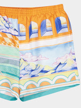 Casablanca Printed Beach Club Swim Shorts
