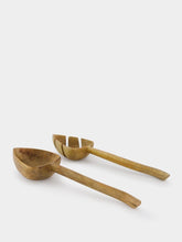 Madam Stoltz Wooden Salad Set