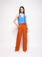 Paula Saguaro Cinnamon Stick Linen Cargo Pants