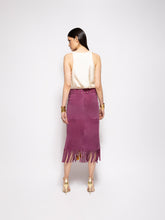 Paula Serena Vanilla Custard the Web Silk Twill Tank-Top