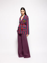 Paula Hydrilla Graphe Hand-Woven Striped Pants