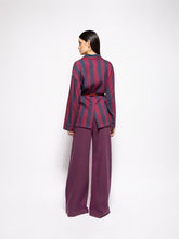 Paula Hydrilla Graphe Hand-Woven Striped Pants