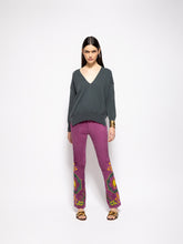 Paula V-Neck Dark Green Cashmere Sweater