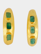 Fenomena Gold Fura Hoop Earrings
