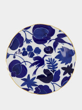 La DoubleJ Wildbird Blue Porcelain Mug and Saucer