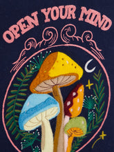 Olympia Le-Tan Open Your Mind Navy Clutch