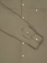 Brunello Cucinelli Khaki Green Long-Sleeve Cotton Shirt