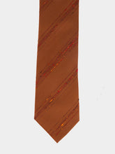 Brunello Cucinelli Apricot Silk Cotton Tie