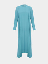 Paula Myiama Brittany Blue Silk Midi Dress
