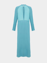 Paula Myiama Brittany Blue Silk Midi Dress