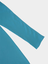 Paula Myiama Brittany Blue Silk Midi Dress