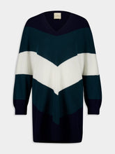 Paula Myrio Salute V-Neck Cashmere Oversize Top