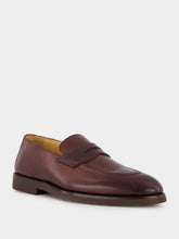 Brunello Cucinelli Brown Leather Loafers