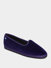 Piedaterre Purple Velvet Furlane Modigliani Slippers