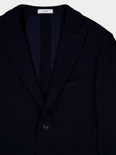 Boglioli Blue Single-breasted Wool Blazer