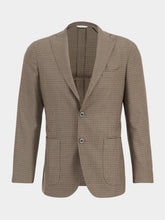Boglioli Brown Virgin Wool Two-Button Blazer