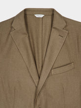 Boglioli Brown Single-Breasted Wool Blend Blazer