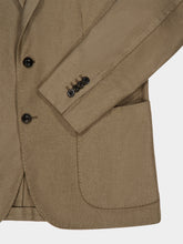 Boglioli Brown Single-Breasted Wool Blend Blazer
