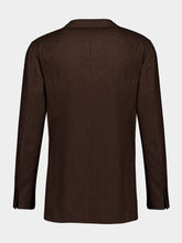Boglioli Dark Brown Single-Breasted Wool Jacket