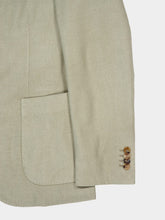 Boglioli Light Beige Virgin Wool Two-Button Blazer