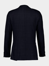 Boglioli Classic Fit Navy Cotton Blazer