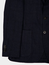 Boglioli Classic Fit Navy Cotton Blazer