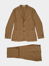 Boglioli Sand Brown Linen Suit