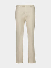 Boglioli Beige Cotton Suit with Blazer and Trousers