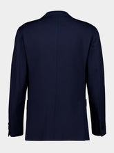 Boglioli Navy Blue Virgin Wool 2-Button Suit