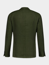 Boglioli Olive Green Linen Suit