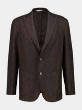 Boglioli Brown Single-Breasted Wool Blazer