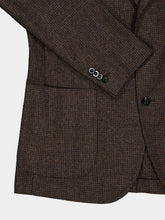 Boglioli Brown Single-Breasted Wool Blazer