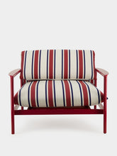 Talenti Nalu Living Armchair in Red Stripes