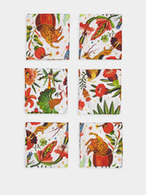 La DoubleJ Set of 6 Jungle Large Napkins