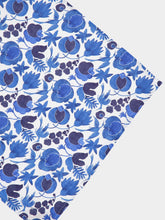 La DoubleJ Wildbird Blu Small Linen Large Napkins Set of 2