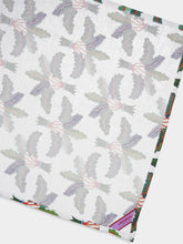 La DoubleJ Set of 2 Palms Linen Napkins