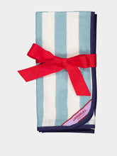 La DoubleJ Set of 2 Sky Blue Linen Napkins