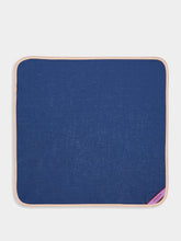 La DoubleJ Set Of 2 Large Dark Blue Napkins