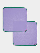 La DoubleJ Set Of 2 Large Blue Napkins