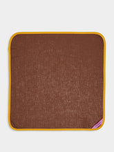 La DoubleJ Set Of 2 Large Brown Napkins