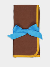 La DoubleJ Set Of 2 Large Brown Napkins